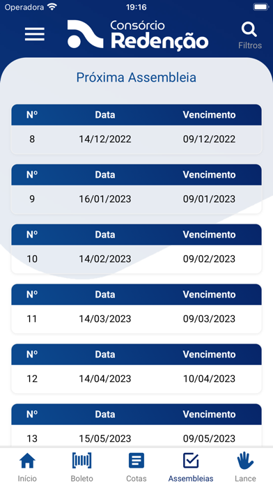 Consórcio Redenção Screenshot