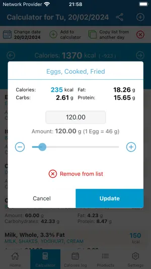 Caloriator screenshot 4
