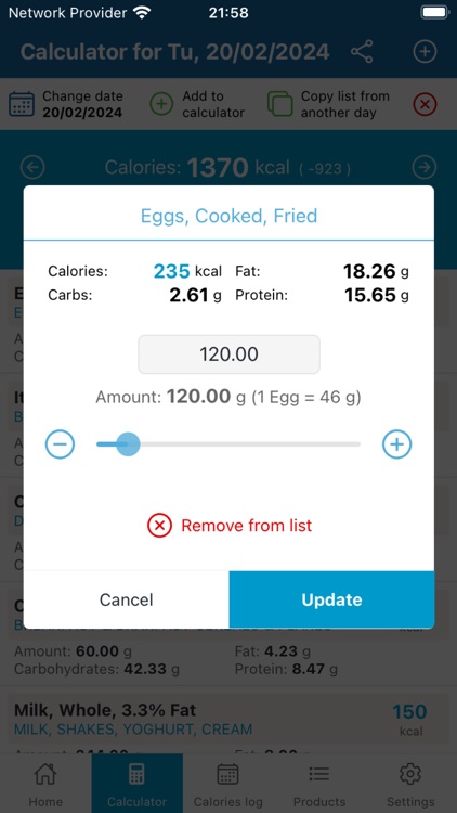 Caloriator screenshot-3