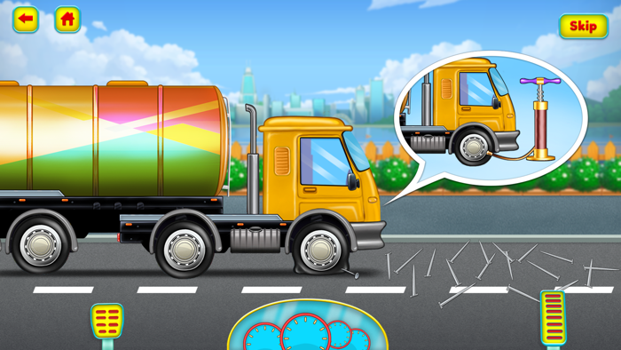 oil tanker truck driver game