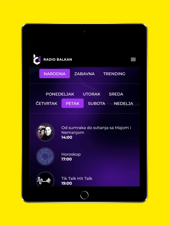 RadioBalkan.live iPad screenshot 6 - Entertainment app