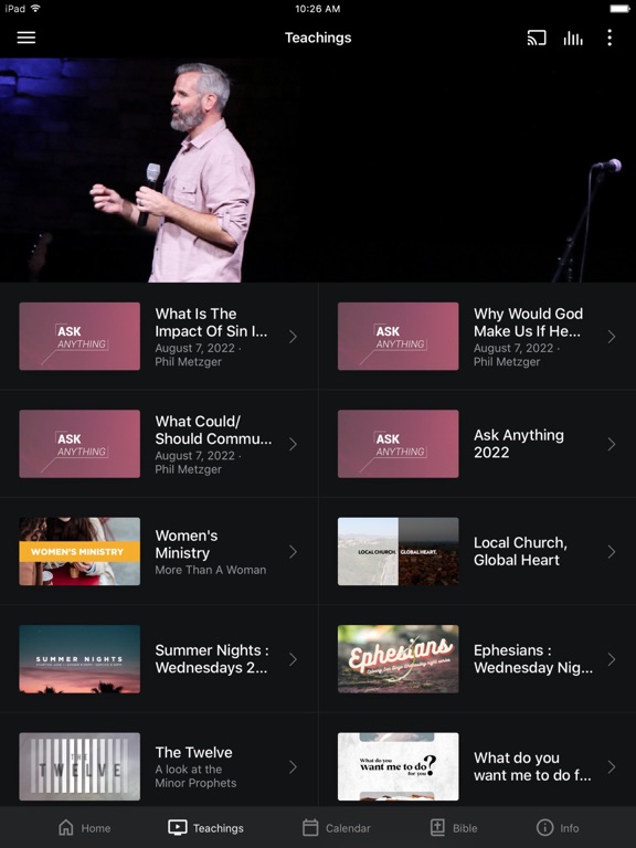 Calvary San Diego iPad screenshot 2 - Lifestyle app