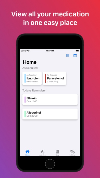 Medication tracker & reminders Screenshot