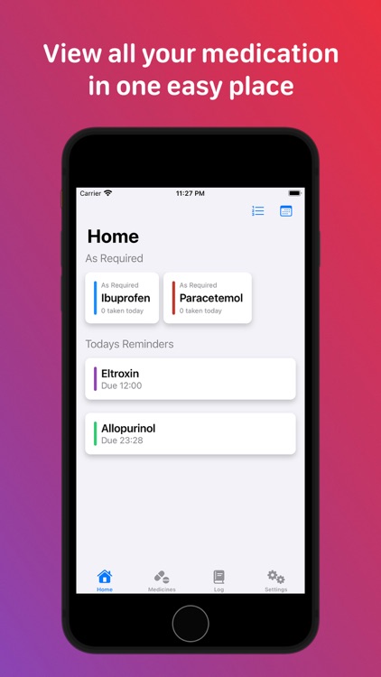 Medication tracker & reminders