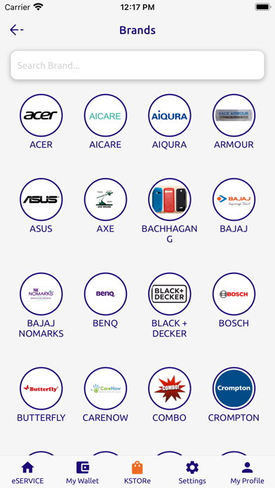 KANSAS: e-Service & e-Commerce Screenshot