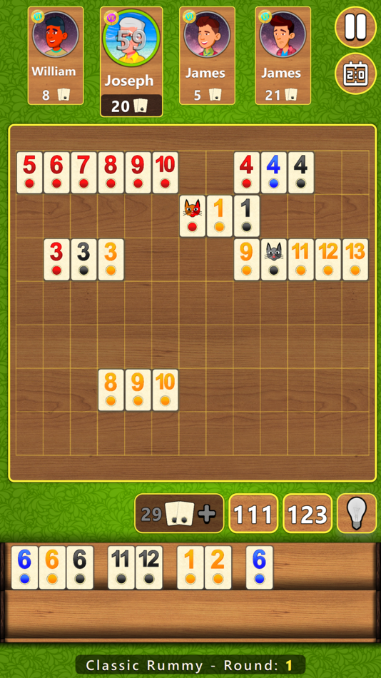#1. Rummy 4 in 1 Board Game (iOS) di: G Soft Team