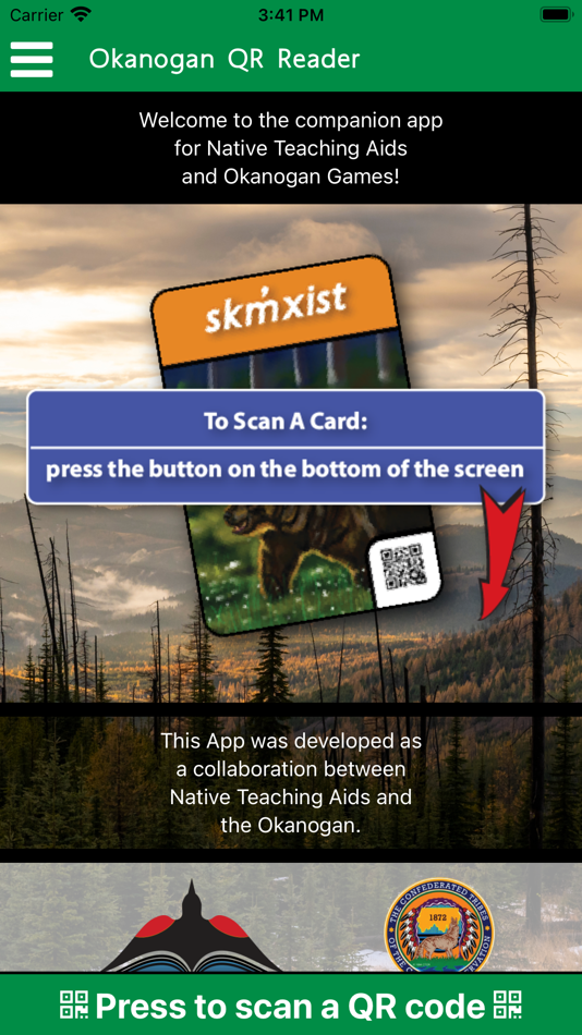 #1. Okanagan QR Reader (iOS) 由: Native Teaching Aids LLC