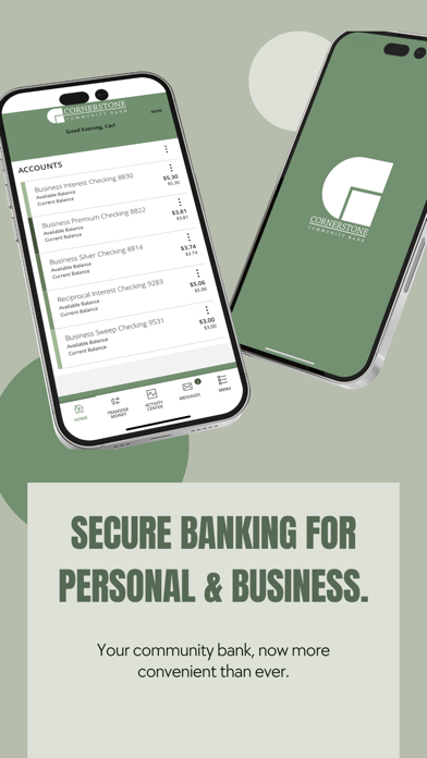 Cornerstone Community Bank Screenshot