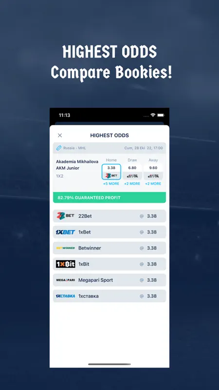 SBRadar - Sure Bet Calculator screenshot 2 of 4