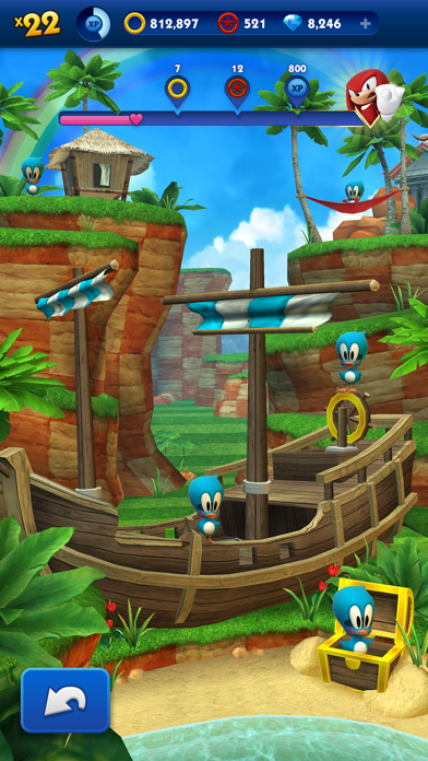 Sonic Dash Endless Runner Game Screenshot