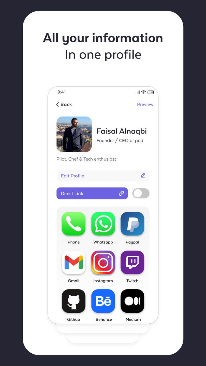 pod – Digital Business Card