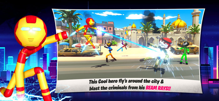 Stickman Fight- Gangster Crime