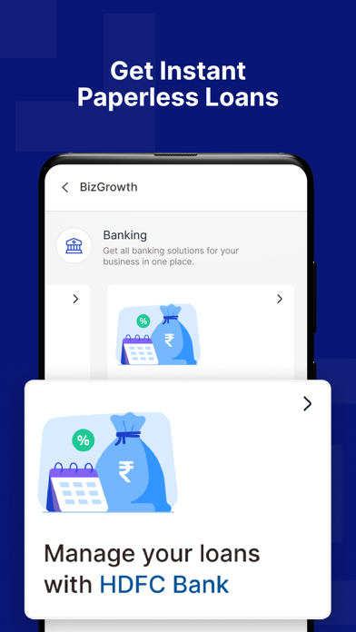 HDFC Bank SmartHub Vyapar Screenshot