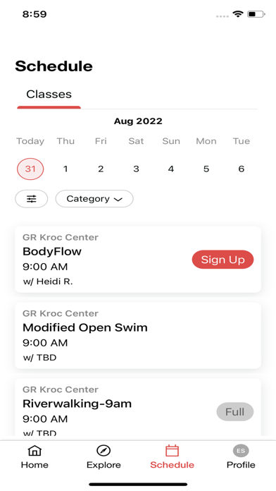 Grand Rapids Kroc Center Screenshot