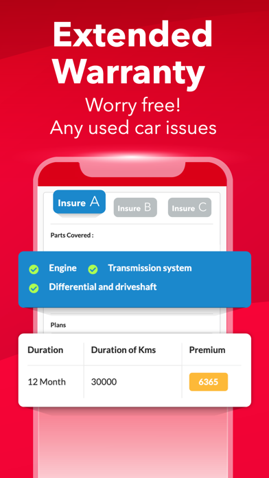 one2car Next Gen Used car app Screenshot