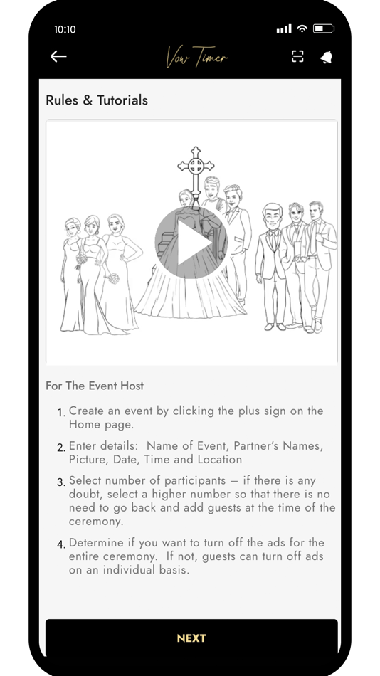 #3. Vow Timer (iOS) 由: The Wedding Game, LLC.