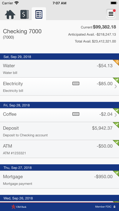 CB&S Bank Business Mobile Screenshot