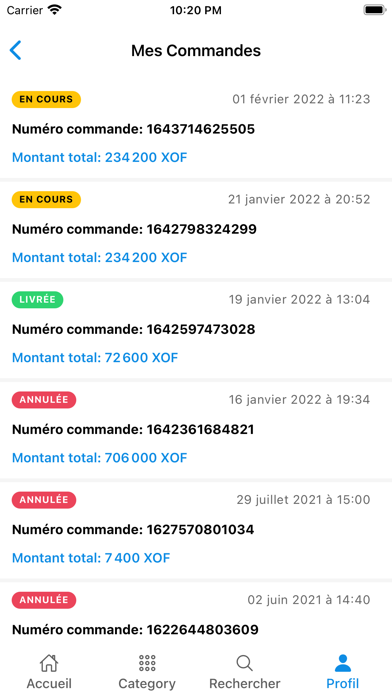 Monsoko Achat en ligne Screenshot