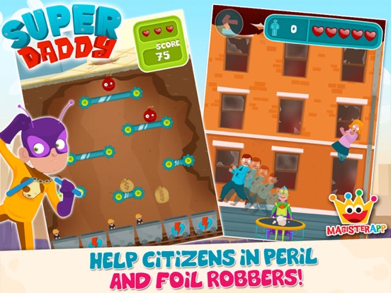 Super Daddy - Baby Spelletjes iPad app afbeelding 3