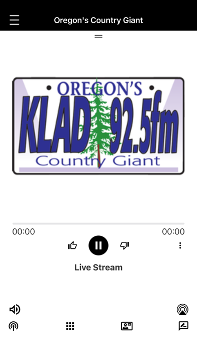 92.5 KLAD, Klamath Falls Screenshot