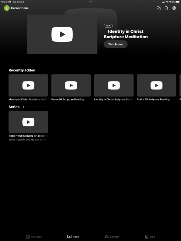 Corner Stone Deliverance iPad screenshot 2 - Lifestyle app