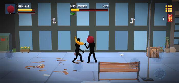 Stickman Street Food Fighter