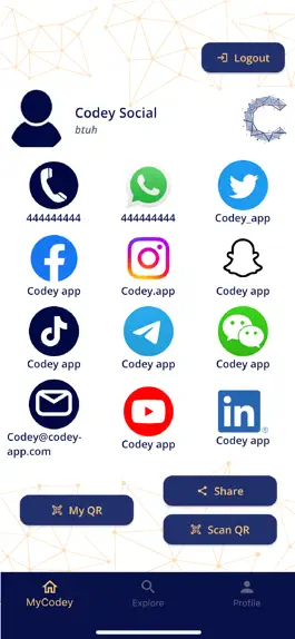 Game screenshot CODEY Social apk