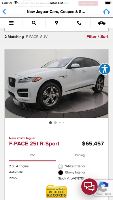 Jaguar Shreveport Screenshot