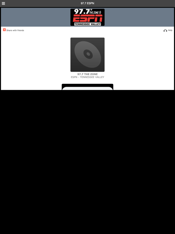 The Blitz iPad screenshot 3 - Music app