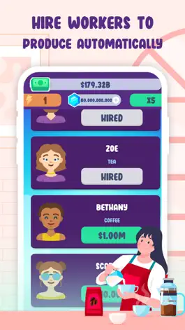 Game screenshot Idle Beverage Tycoon hack