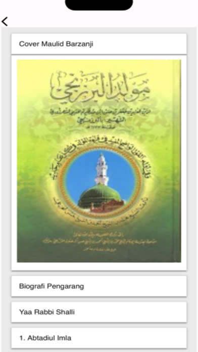 Kitab Maulid Barzanji Screenshot