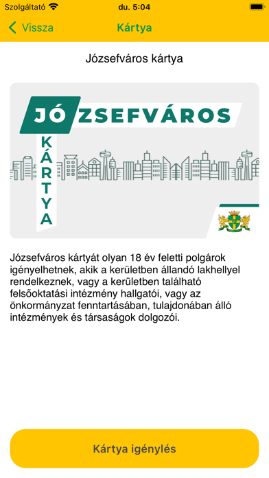 Józsefváros Smart City Screenshot