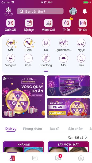 Trang Beauty Center Screenshot