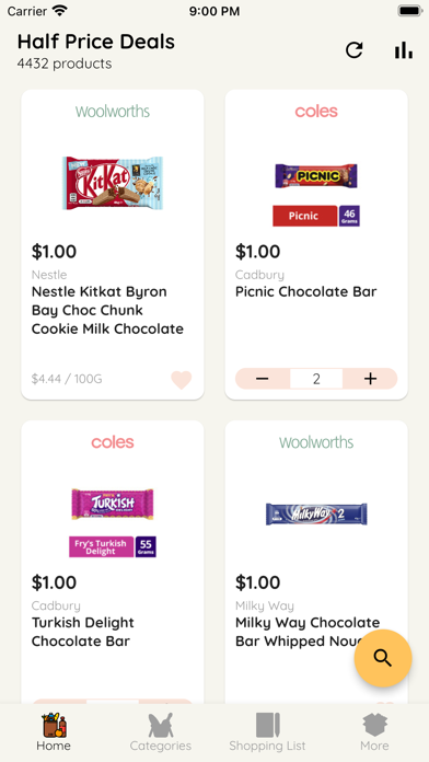 Half Price Deals Screenshot