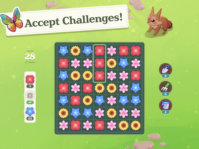 ‎Garden Tails: Match and Grow Screenshot