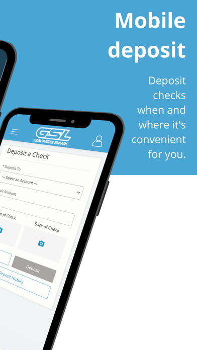 GSL Savings Bank iPhone screenshot 5 - Finance app