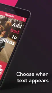 over.video: add text to videos iphone screenshot 2