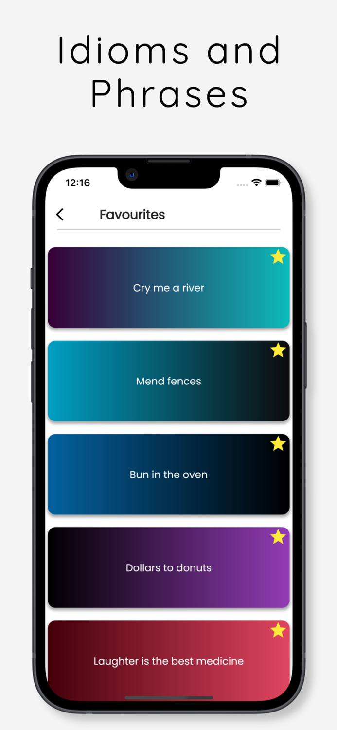 Idioms and Phrases  Learn