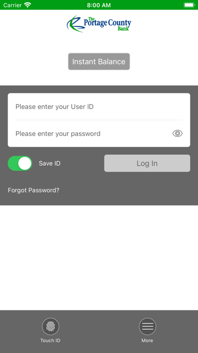 The Portage County Bank Mobile Screenshot