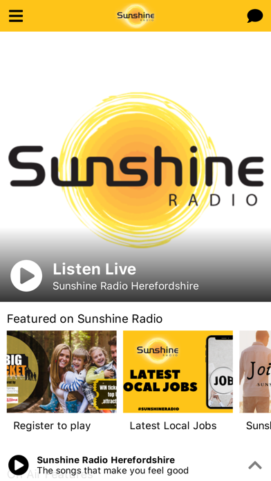 Sunshine Radio UK Screenshot