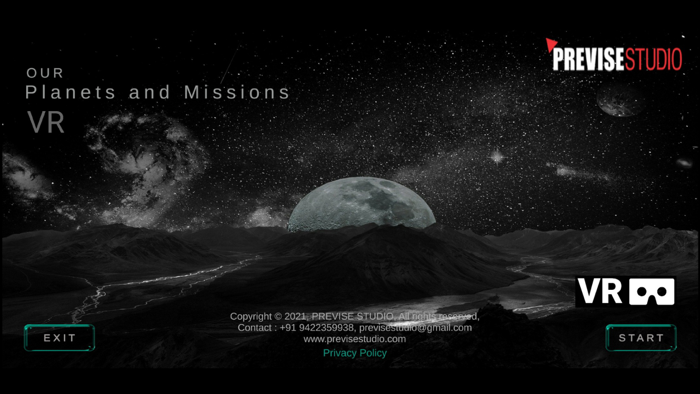 VR Planets and Missions