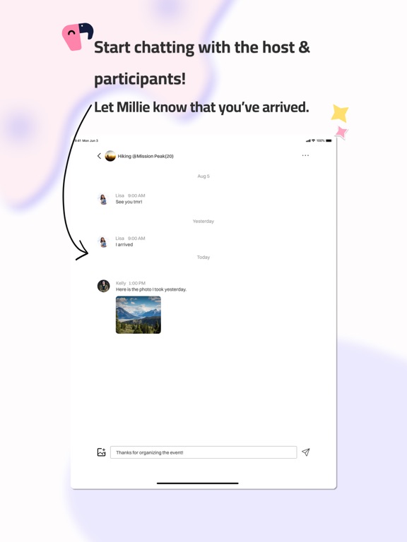 FLOWMINGLE iPad screenshot 3 - Social Networking app