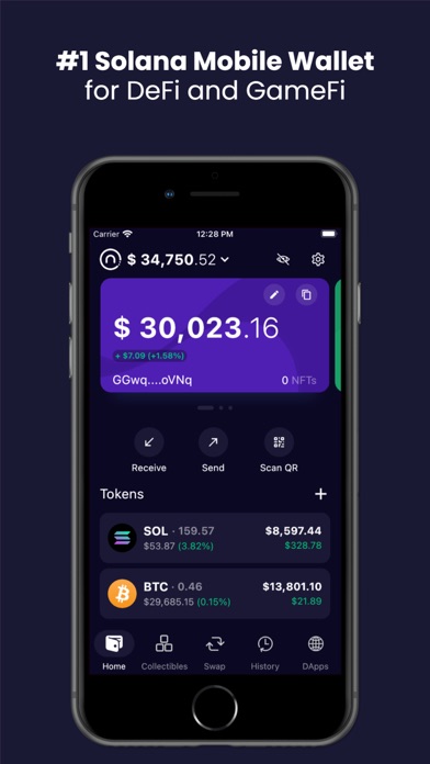 Nitrogen Solana Crypto Wallet Screenshot