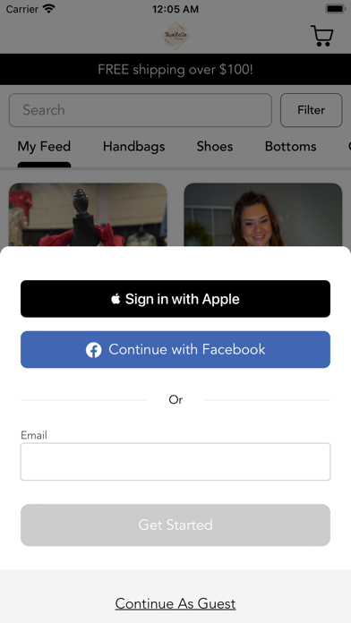 TayaBella Boutique Screenshot