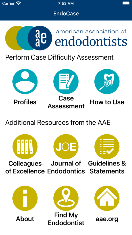 #1. AAE EndoCase (iOS) 来自: American Association of Endodontists
