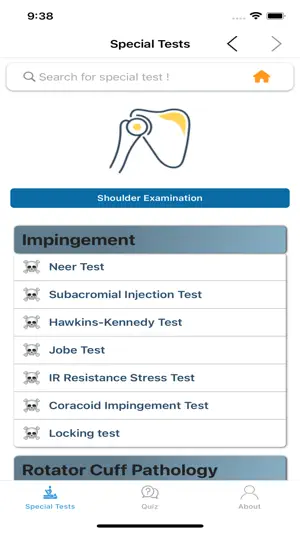 Orthopedic Examination Lite screenshot 3
