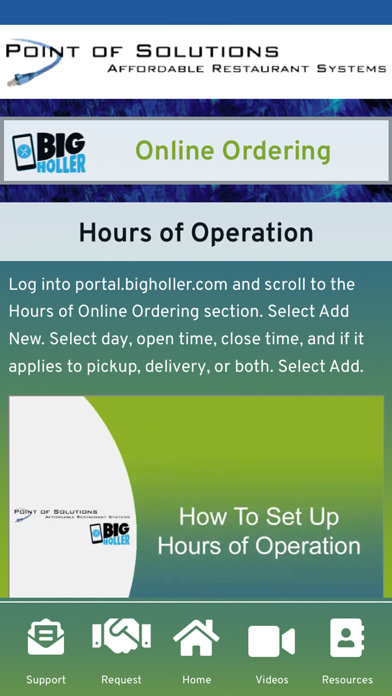 Point of Solutions Screenshot