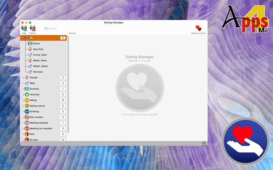 Dating Manager - 1.9.0 - (macOS)