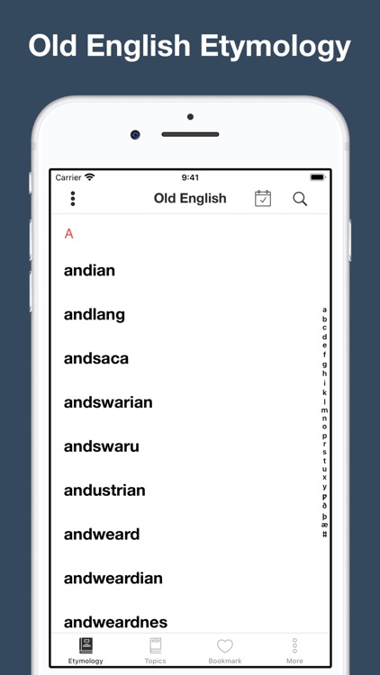 Old English Etymology