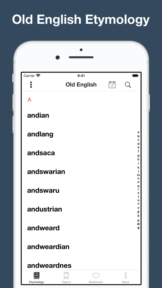 Old English Etymology - 2.0 - (iOS)